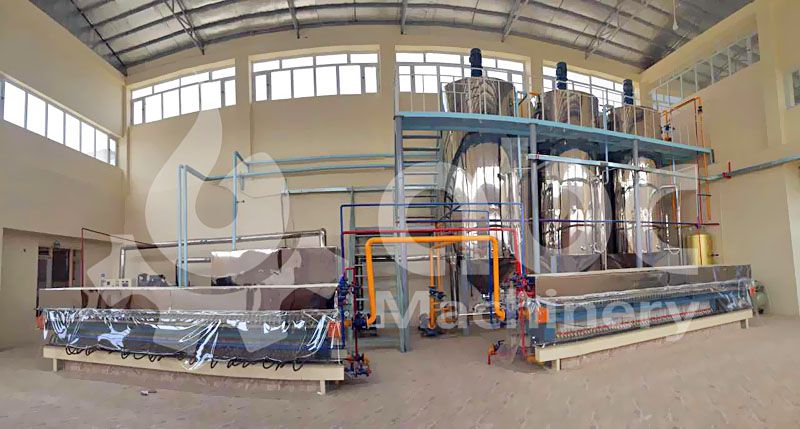finished cotton seed oil fractionation plant
